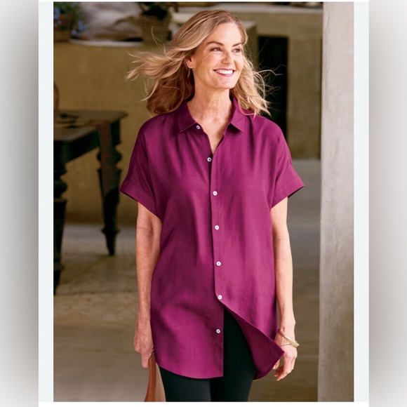 Soft Surroundings Tops - Soft Surroundings Je Veux TENCEL™ Shirt